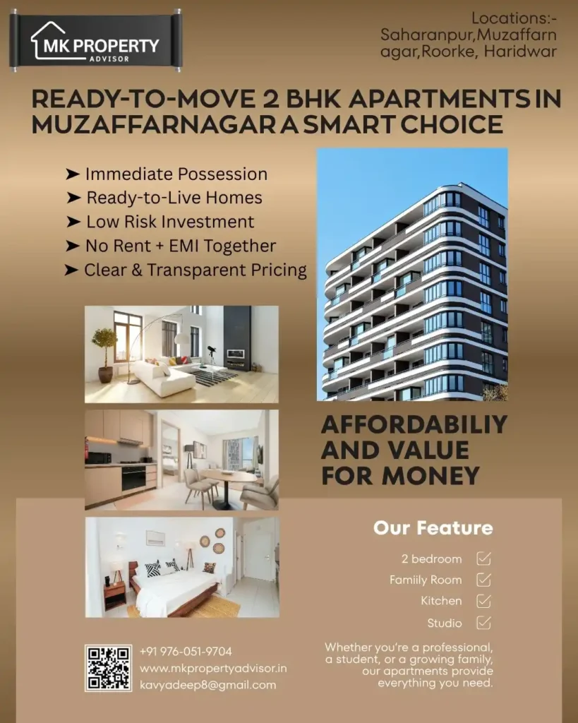 2 BHK Apartments in Muzaffarnagar